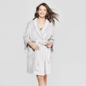 Stars Above Cozy Robe, Grey